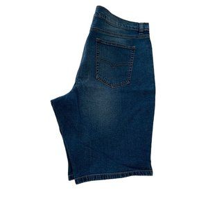 42 Route 66 Medium Wash Men's Stretch Denim New Jean Shorts 11" Inseam